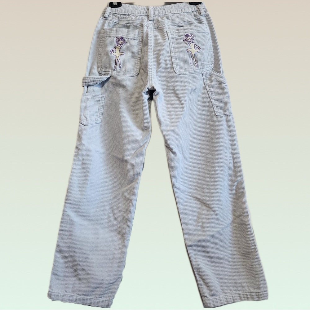 Coney Island Picnic "Country Club" Floral Cotton Carpenter Pants